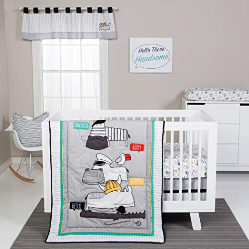 Trend Lab Hello 4Piece Crib Bedding Set