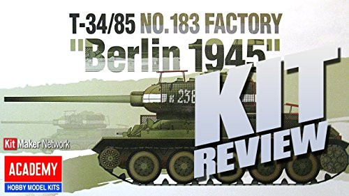 Academy T-34/85 No. 183 Factory "Berlin 1945" Model Kit Academy T-34/85 No. 183 Factory "Berlin 1945" Model Kit