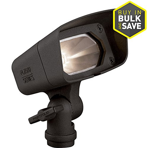 Portfolio Specialty Textured Bronze Low Voltage 4.5-Watt (20 W Equivalent) Led Landscape Flood Light
