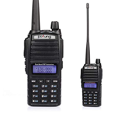 BaoFeng Pofung UV-82 Dual-Band 136-174/400-520 MHz FM Ham Two-Way Radio, Transceiver - 2-Pack
