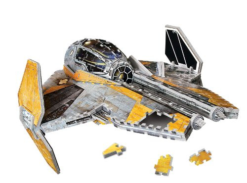 Disney Star Wars Jedi Star Fighter 3D Puzzle, 200-Piece Disney Star Wars Jedi Star Fighter 3D Puzzle, 200-Piece
