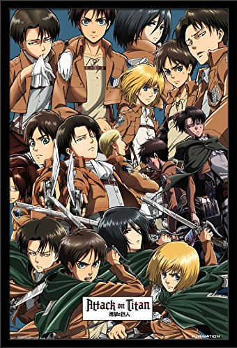 Trends International Wall Poster Attack on Titan Collage, 22.375 x 34