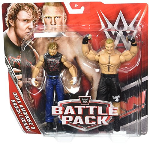 WWE Dean Ambrose & Brock Lesnar Action Seried 43 B Figures, 2 Pack WWE Dean Ambrose & Brock Lesnar Action Seried 43 B Figures, 2 Pack