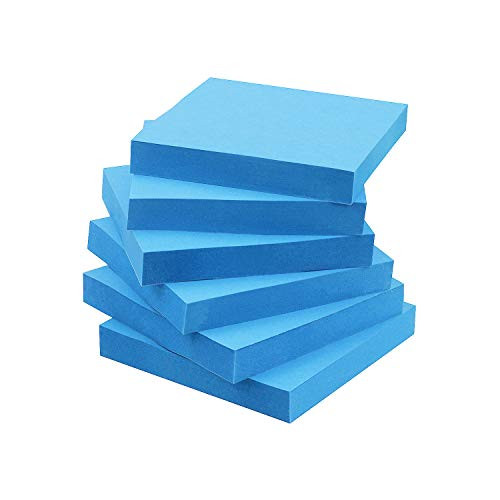 Early Buy Pop Up Sticky Notes 3x3 Refills Self-Stick Notes 6 Pads, Solid Color, 100 Sheets/Pad (Rose Red)