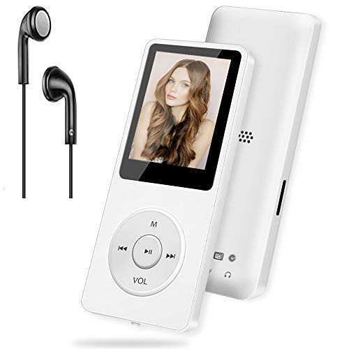 Aigital MP3 Player,16GB Portable MP3 /MP4Music Player HiFi Lossless Sound with Built-in Speaker, Voice Recorder, Photo Viewer, Video Player and the Games,Support up to 128GB TF Card?Include Earphones?