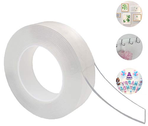 Double Sided Multifunctional Anti-Slip Reusable Nano Tape Traceless Washable Adhesive Tape Free to Remove