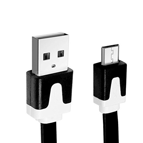 Micro USB charging cable,Android phone Fast charger cord with Extra Long length for Samsung Galaxy S7 Edge/S7/S6 Edge/S6, Note 5/4/2, HTC, LG G4, BlackBerry, Motorola, Sony (Black)