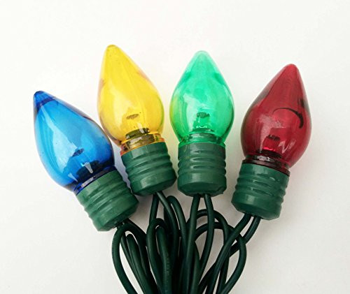 UL 25 C7 LED String Light With Multi-Color Bulb For Garden, Lawn, Patio, Party, Outside, Holiday, Indoor, Outdoor Decorations