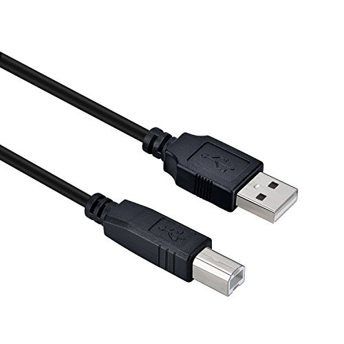 USB 2.0 Cable A Male to B Male Cable for Printer Scanner (25 Feet)