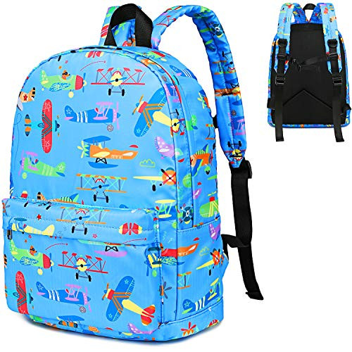 Preschool Backpack for Kids Boys Toddler Backpack Kindergarten School Bookbags (Plane-Blue) Preschool Backpack for Kids Boys Toddler Backpack Kindergarten School Bookbags (Plane-Blue)