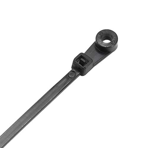 uxcell Cable Zip Ties 150mmx3.6mm Self-Locking Nylon Tie Wraps Black 100pcs