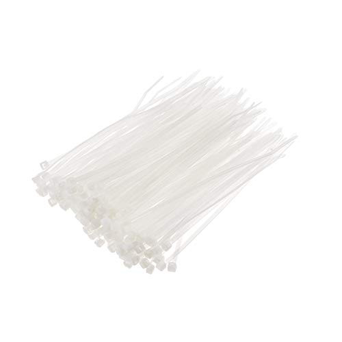 uxcell Cable Zip Ties 120mmx2.5mm Self-Locking Nylon Tie Wraps White 700pcs