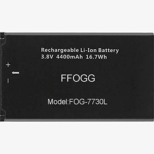 FFOGG New 4400 mAh Replacement Battery for Novatel Jetpack MiFi 7730L Mobile Hotspot - P/N: 40123117