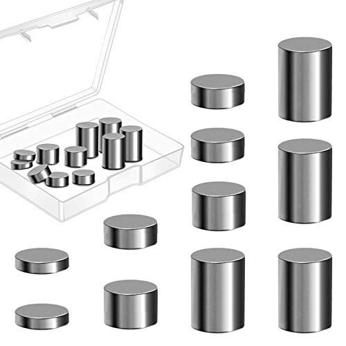 Ruisita 3 Ounce Tungsten Pinewood Derby Weights Tungsten Weights Pinewood Derby Car Weights Cylinders Weights in 4 Sizes to Make The Derby Car (3 Ounces)