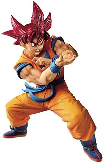 Banpresto 39652 Dragon Ball Super Blood of Saiyans Special VI S.God Goku Figure Banpresto 39652 Dragon Ball Super Blood of Saiyans Special VI S.God Goku Figure