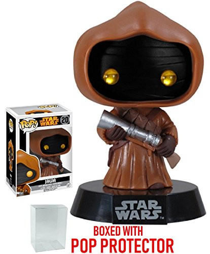 Funko Pop! Star Wars: Jawa #20 Vaulted Edition Vinyl Bobble-Head Figure (Bundled with Pop BOX PROTECTOR CASE)