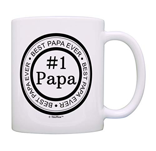 Proud Papa Gifts Best Papa Ever Papa Fathers Day Mug Thank You Gifts Papa Coffee Mug Tea Cup White