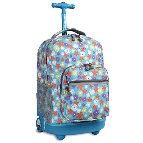 J World New York Sunrise Rolling Backpack, Spring, One Size