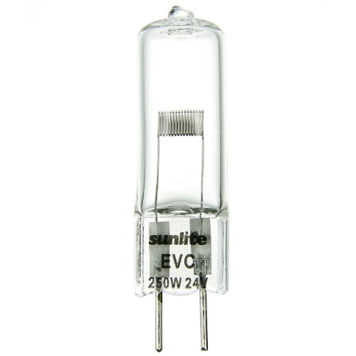 Sunlite EVC 250W/T5/24V/CL/G6.35 250-watt 24-volt Bi-Pin Based Stage and Studio T5 Bulb, Clear