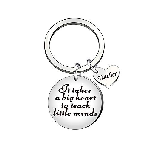 Key Chain Teachers Day Birthday Teacher Appreciation Gifts Teacher It Takes A Big Heart to Teach Little Mind Key Chain Teachers Day Birthday Teacher Appreciation Gifts Teacher It Takes A Big Heart to Teach Little Mind