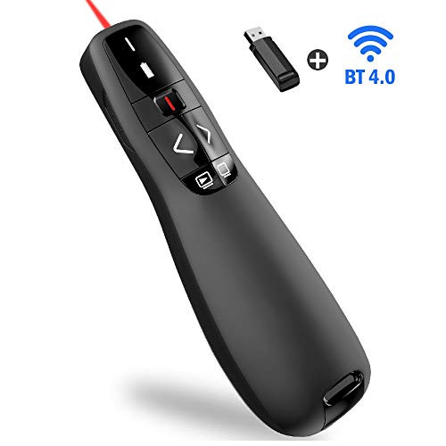 Wireless Presenter Remote, ESYWEN RF 2.4GHz USB Presentation Remote Control PowerPoint Presentation Clicker for Keynote/PPT/Mac/PC