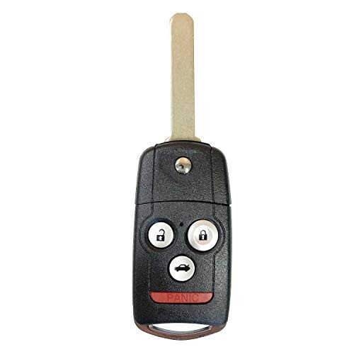 Keyless Entry Flip Remote for Acura TL TSX ZDX Car Key Fob MLBHLIK-1T;by AUTO KEY MAX (SINGLE)