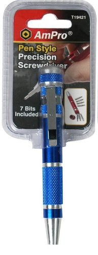 Ampro T19421 7-in-1 Pen Style Precision Screwdriver
