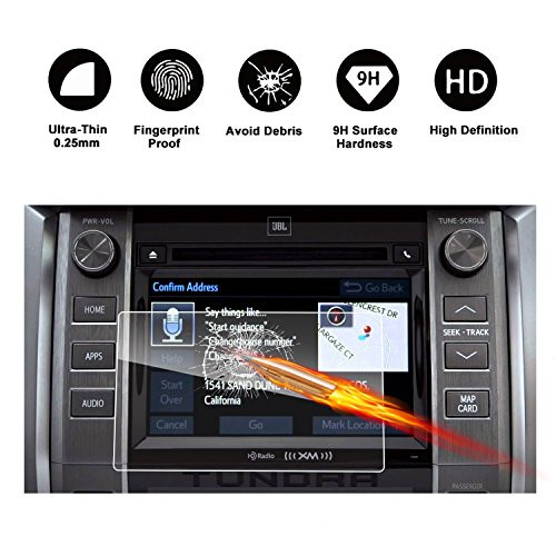 2014-2018 Tundra Car Navigation Screen Protector, RUIYA HD Clear Tempered Glass Car in-Dash Screen Protective Film (7-Inch) 2014-2018 Tundra Car Navigation Screen Protector, RUIYA HD Clear Tempered Glass Car in-Dash Screen Protective Film (7-Inch)