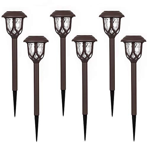 Hiahoo Solar Lights Outdoor, 6 Pack Solar Pathway Lights, Solar Powered Garden Lights, Waterproof LED Solar Landscape Lights for Walkway, Pathway, Lawn, Yard and Driveway Hiahoo Solar Lights Outdoor, 6 Pack Solar Pathway Lights, Solar Powered Garden Lights, Waterproof LED Solar Landscape Lights for Walkway, Pathway, Lawn, Yard and Driveway