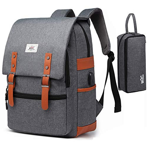 Laptop Backpack for Women Men Travel School College Backpack USB Charging Port Fashion Waterproof Backpack Fits 15.6 inch Notebook with Pencil Holder Laptop Backpack for Women Men Travel School College Backpack USB Charging Port Fashion Waterproof Backpack Fits 15.6 inch Notebook with Pencil Holder