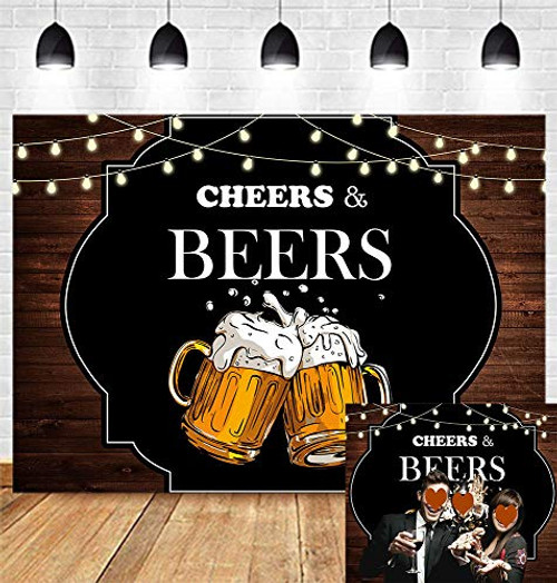 Cheers and Beers Mug Theme Photography Backdrops Retro Rustic Vintage Wooden Board 5x3ft Photo Background 30th 40th 50th Birthday Party Decoration Studio Props Cake Table Banner Cheers and Beers Mug Theme Photography Backdrops Retro Rustic Vintage Wooden Board 5x3ft Photo Background 30th 40th 50th Birthday Party Decoration Studio Props Cake Table Banner