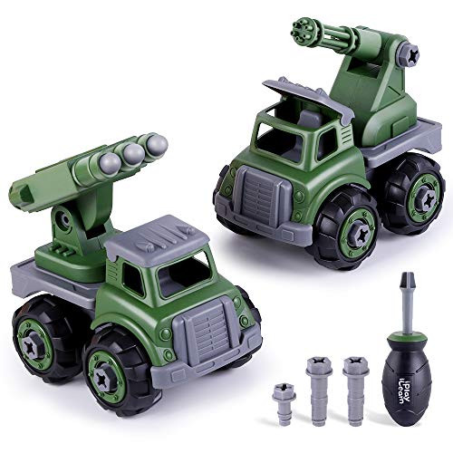 iPlay, iLearn Army Toy Trucks, Take Apart Toys W/ Screwdriver, Assembly Military Vehicles, Build Your Own Play Set, STEM Learning Gift for 3, 4, 5, 6 Year Olds Boys, Girls, Kids, Toddlers, Children iPlay, iLearn Army Toy Trucks, Take Apart Toys W/ Screwdriver, Assembly Military Vehicles, Build Your Own Play Set, STEM Learning Gift for 3, 4, 5, 6 Year Olds Boys, Girls, Kids, Toddlers, Children
