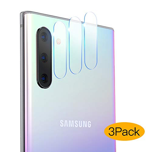 Maxdara Compatible Galaxy Note 10 Plus/Note 10 Screen Protector, Galaxy Note 10 Plus/Note 10 Camera Lens Protectors Clear Camera Screen Protectors for Samsung Galaxy Note 10 / Note 10+ Plus (3 Pack)