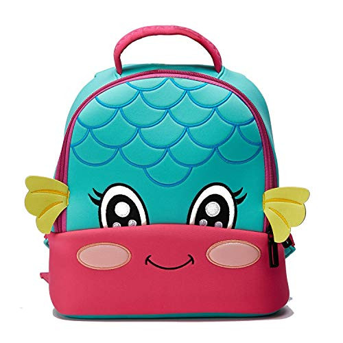 Suerico Baby Backpack Toddler Backpack Preschool Bookbag for Kids Girl Boy(Mermaid)