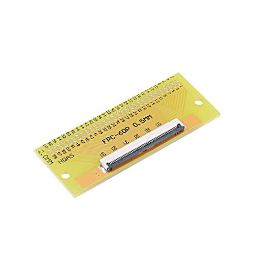 uxcell FFC FPC 60 Pin 0.5mm Pitch to DIP 2.0mm PCB Converter Board Couple Extend Adapter