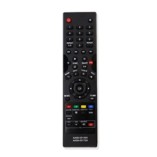 ZdalaMit AA59-00145A AK59-00172A Replacement Remote Fit For Samsung BD Blu-Ray Disc DVD Player BDF5700 BD-P1400 BD-P2500 BD-E5700 BD-E5900 BD-EM57 BD-EM57C BD-EM59 BD-EM59C BD-ES6000