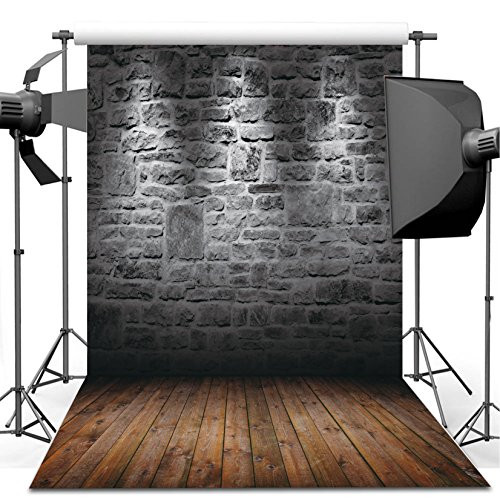 Dudaacvt Vintage Photography Backdrop Brick Wall & Dark Brown Wooden Floor Photography Studio Prop 5X7Ft MQ0040507 Dudaacvt Vintage Photography Backdrop Brick Wall & Dark Brown Wooden Floor Photography Studio Prop 5X7Ft MQ0040507