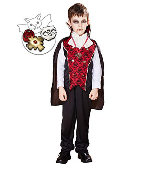 EraSpooky Boy's Vampire Costume A, Small