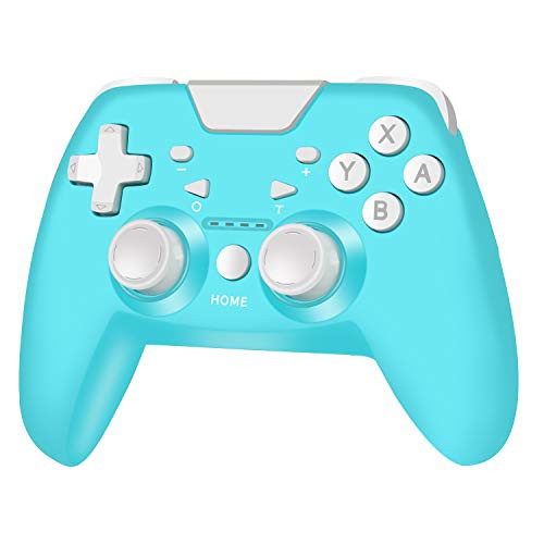 Wireless Controller for Nintendo Switch, RegeMoudal 500mAh Turquoise Switch Controller Gamepad Remote Joystick, Supports 6-Axis Somatosensory Dual Vibration Turbo Function