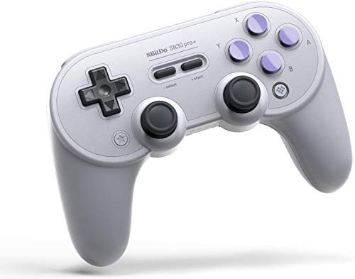 8Bitdo Sn30 Pro+ Bluetooth Gamepad (Blue Classic Edition) - for Nintendo Switch Windows Android MacOS Steam Raspberry Pi