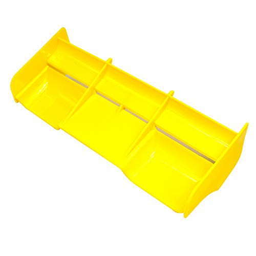 RC Rear Spoiler Tail Wing 8.46inch High Down Force Rear Wing for 1:8 Buggy RC Cars Off Road Yellow