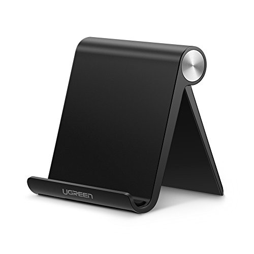 UGREEN Cell Phone Stand Holder Mobile Phone Dock Compatible for iPhone 11 Pro Max XS XR 8 Plus 6 7 5 Samsung Galaxy S10 S9 S8 S7 Edge S6 Android Smartphone Holder for Desk Adjustable Foldable (Black) UGREEN Cell Phone Stand Holder Mobile Phone Dock Compatible for iPhone 11 Pro Max XS XR 8 Plus 6 7 5 Samsung Galaxy S10 S9 S8 S7 Edge S6 Android Smartphone Holder for Desk Adjustable Foldable (Black)