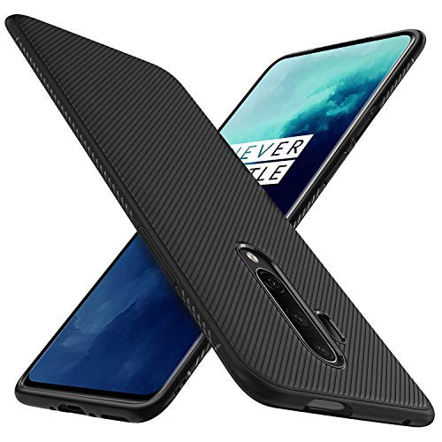 Gesma for Oneplus 7T Pro Case, Oneplus 7 Pro Case, Scratch Resistant & Anti Slip Grippy Soft TPU Case for Oneplus 7T Pro/Oneplus 7 Pro Phone (Black)