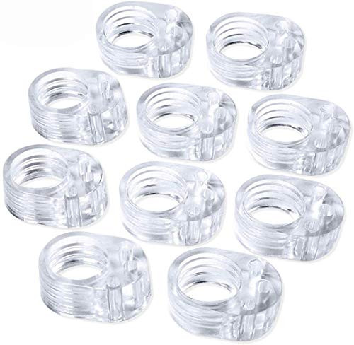 HAUSPROFI Door Knob Bumper, Door Handle Bumper, Door Handle Stopper - Door Stopper Wall Protector for Door Handle Office Home Protect Walls from Damage 10Pcs