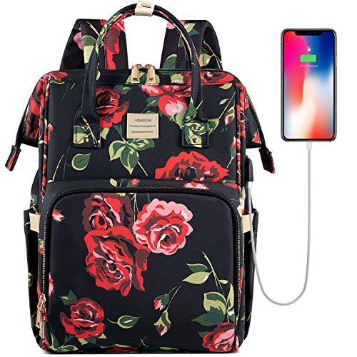 Laptop Backpack,15.6 Inch Stylish College School Backpack with USB Charging Port,Water Resistant Casual Daypack Laptop Backpack for Women/Girls/Business/Travel (Flower3) Laptop Backpack,15.6 Inch Stylish College School Backpack with USB Charging Port,Water Resistant Casual Daypack Laptop Backpack for Women/Girls/Business/Travel (Flower3)
