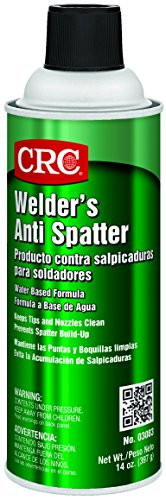 CRC Water Based Welder's Anti Spatter Spray Coating, 14 oz Aerosol Can, Milky White