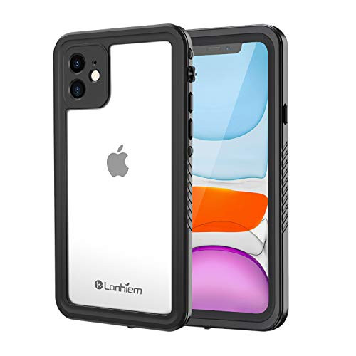 Lanhiem iPhone 11 Case (6.1 Inch), IP68 Waterproof Dustproof Shockproof Case with Built-in Screen Protector, Full Body Sealed Underwater Protective Cover for iPhone 11 (Black) Lanhiem iPhone 11 Case (6.1 Inch), IP68 Waterproof Dustproof Shockproof Case with Built-in Screen Protector, Full Body Sealed Underwater Protective Cover for iPhone 11 (Black)