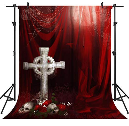 OUYIDA 5X7FT Halloween Theme Pictorial Cloth Customized Photography Backdrop Background Studio Prop TP141A