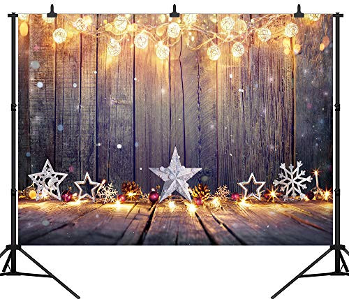 DePhoto 10X8FT Christmas Theme Wooden Wall Christmas Decoration Seamless Vinyl Backdrop Photography Photo Background Studio Prop PGT283C DePhoto 10X8FT Christmas Theme Wooden Wall Christmas Decoration Seamless Vinyl Backdrop Photography Photo Background Studio Prop PGT283C