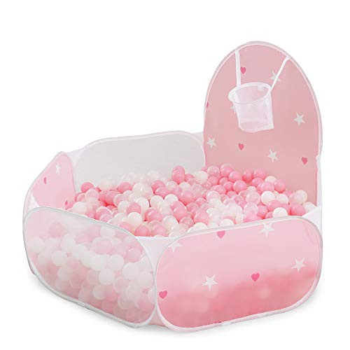 PlayMaty Ball Pit Play Tent with Basketball Hoop for Kids Toddlers Outdoor Indoor Play 4 Ft/120CM (Balls Not Included) PlayMaty Ball Pit Play Tent with Basketball Hoop for Kids Toddlers Outdoor Indoor Play 4 Ft/120CM (Balls Not Included)